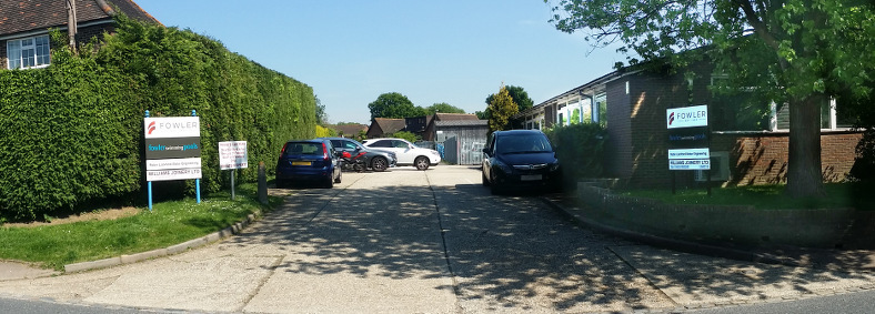 View of our office from Henfield Road (A281) RH13 8BS